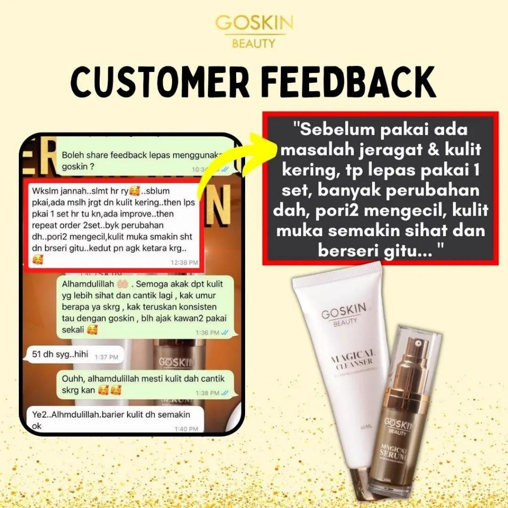 [GOSKIN BEAUTY] Skincare SUNSCREEN MAGICAL SERUM CLEANSER FOUNDATION CUSHION