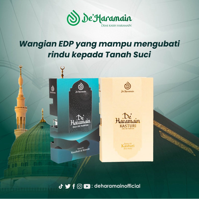 [DE'HARAMAIN] Deharamain De Haramain Spray Wangian Raudhah | Kasturi Sejadah Jubah Rumah Kereta