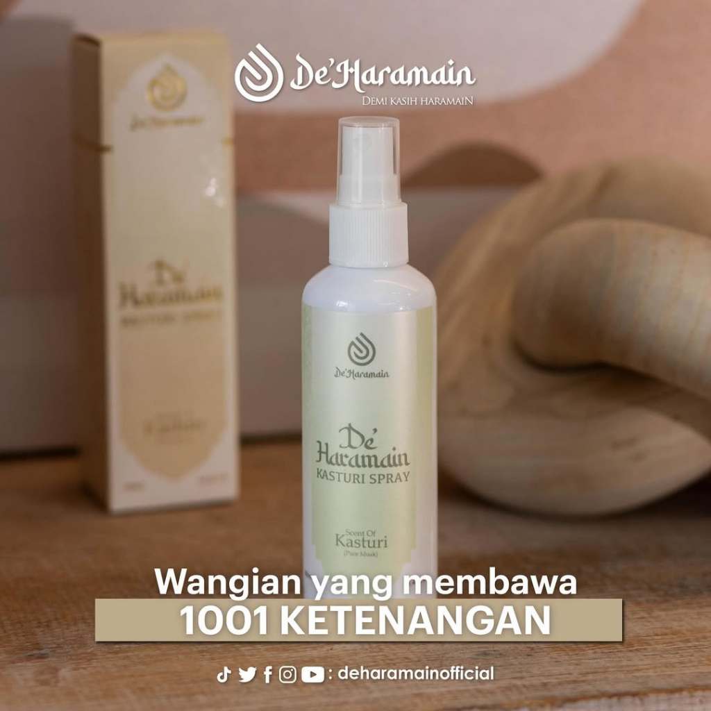 [DE'HARAMAIN] Deharamain KASTURI Wangian Sejadah Rida Serban Rumah Pewangi Perfume