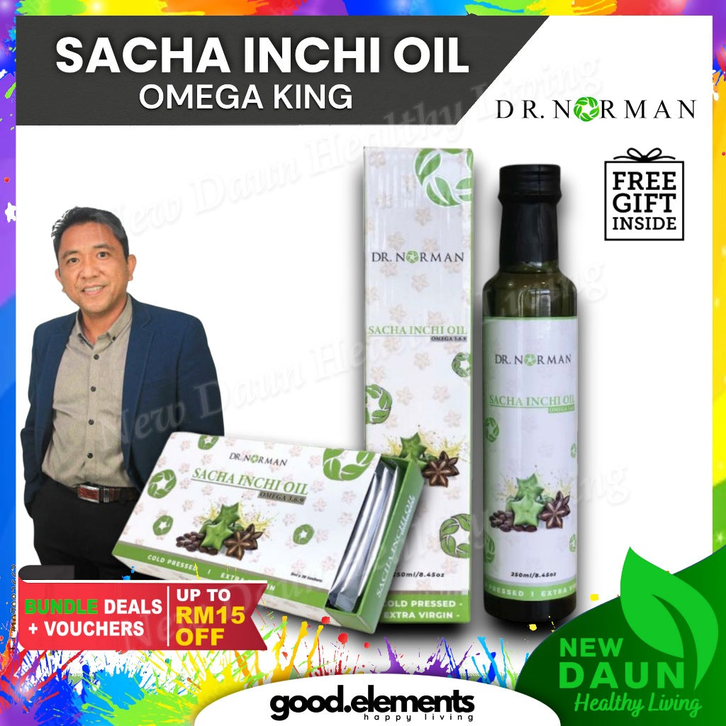 [DR NORMAN] MINYAK SACHA INCI / SACHA INCHI OIL ORIGINAL OMEGA 3 6 9
