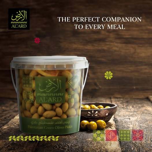 [ALARD] AL 'ARD Palestinian Green Olive Pickles Jeruk Zaitun Hijau
