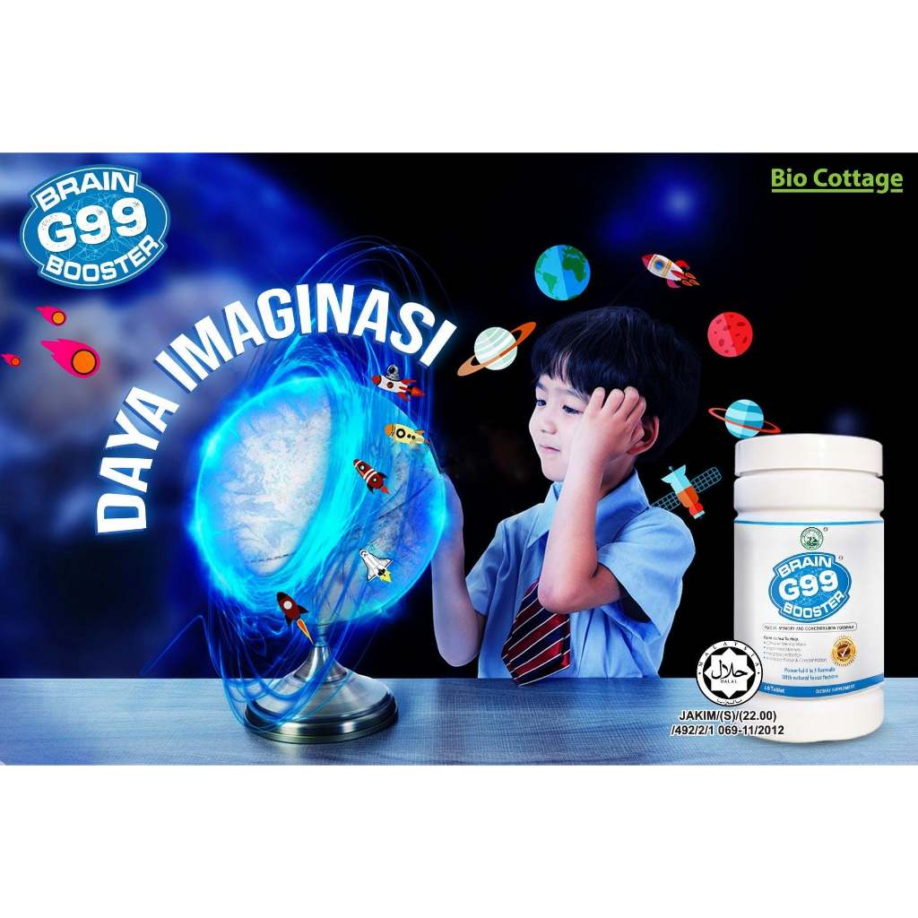 [MEDIGION] G99 BRAIN BOOSTER MEDIGION by BIO COTTAGE  untuk kesihatan minda dan fizikal 12 tahun ke atas