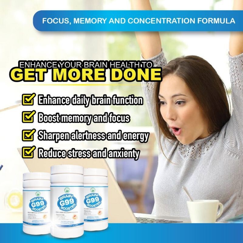 [MEDIGION] G99 BRAIN BOOSTER MEDIGION by BIO COTTAGE  untuk kesihatan minda dan fizikal 12 tahun ke atas