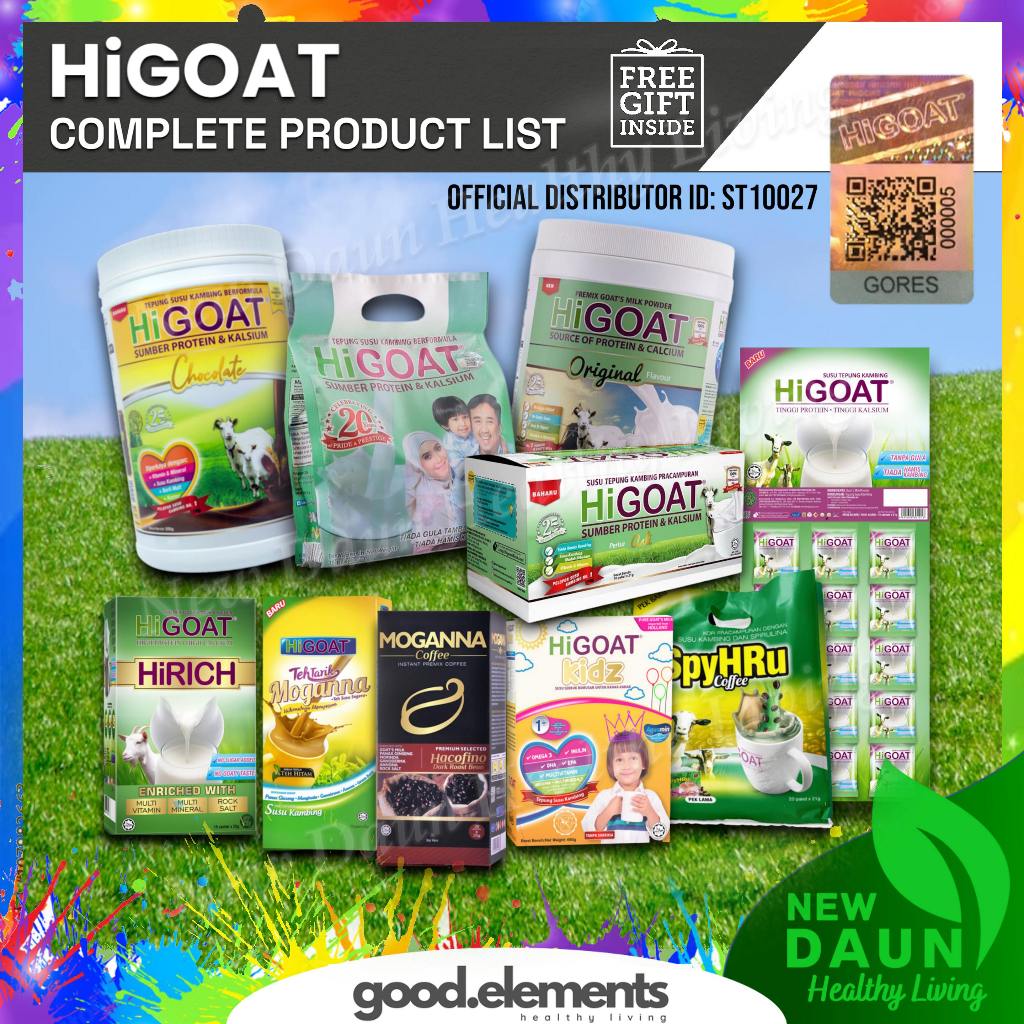 [HiGOAT] Hi Goat Susu Kambing Tinggi Protein Full List