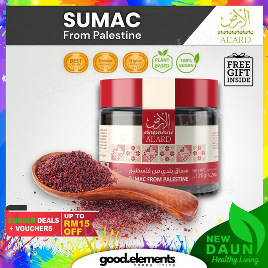 [ALARD] AL 'ARD SUMAC FROM PALESTINE rich antioxidant good taste spice