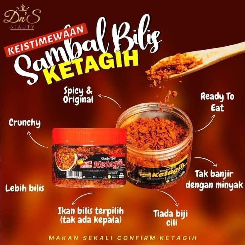 [FITZTOX] SAMBAL BILIS KETAGIH ORIGINAL SPICY by DNS BEAUTY