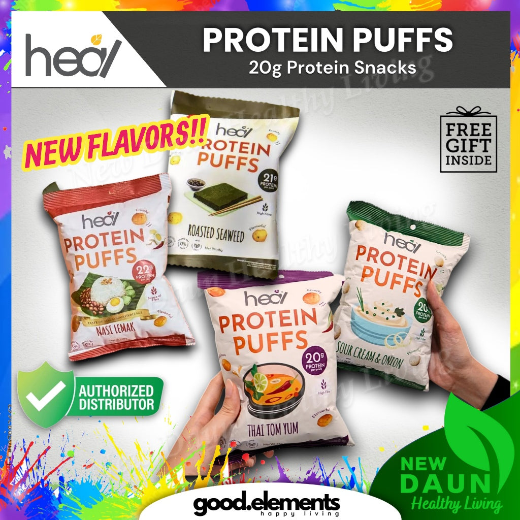 [HEAL] PROTEIN PUFFS High Protein High Fibre Healthy Guilt Free Snacks