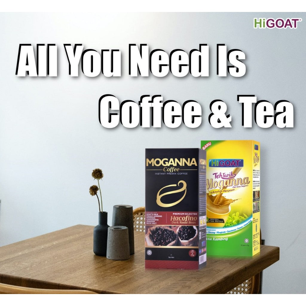 [HiGOAT] Hi Goat Moganna Coffee & Tea Tarik Mix Moganna Susu kambing Original