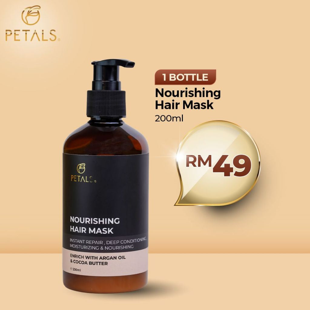 [PETALS] NATURAL HAIR COLOR SHAMPOO Uban Warna Rambut Organik Halal