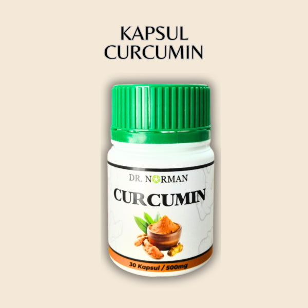 [DR NORMAN] CURCUMIN CAPSULE ANTI-RADANG & ANTI-OKSIDAN EKSTRAK SEMULAJADI KUNYIT