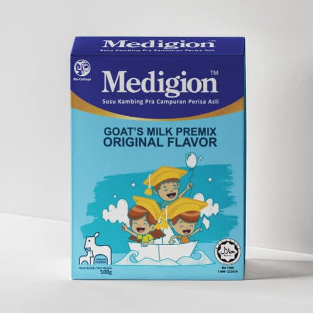 [MEDIGION] IQ G-NIUS by BIO COTTAGE GOAT MILK Susu Kambing Pra Campuran 1-12 Tahun 500g
