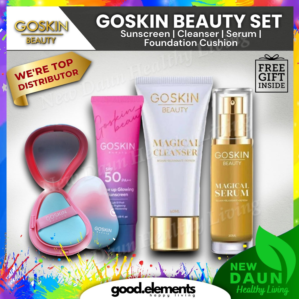 [GOSKIN BEAUTY] Skincare SUNSCREEN MAGICAL SERUM CLEANSER FOUNDATION CUSHION
