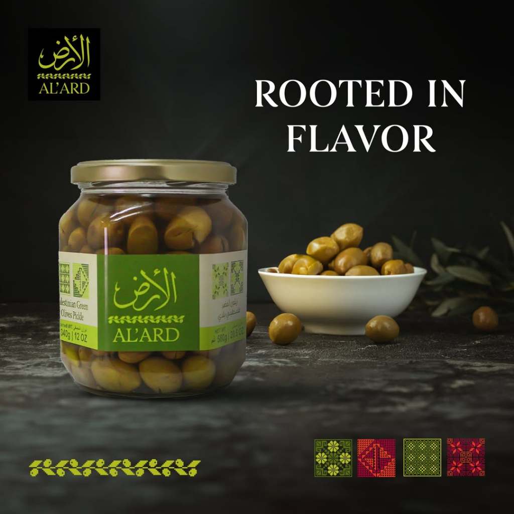 [ALARD] AL 'ARD Palestinian Green Olive Pickles Jeruk Zaitun Hijau