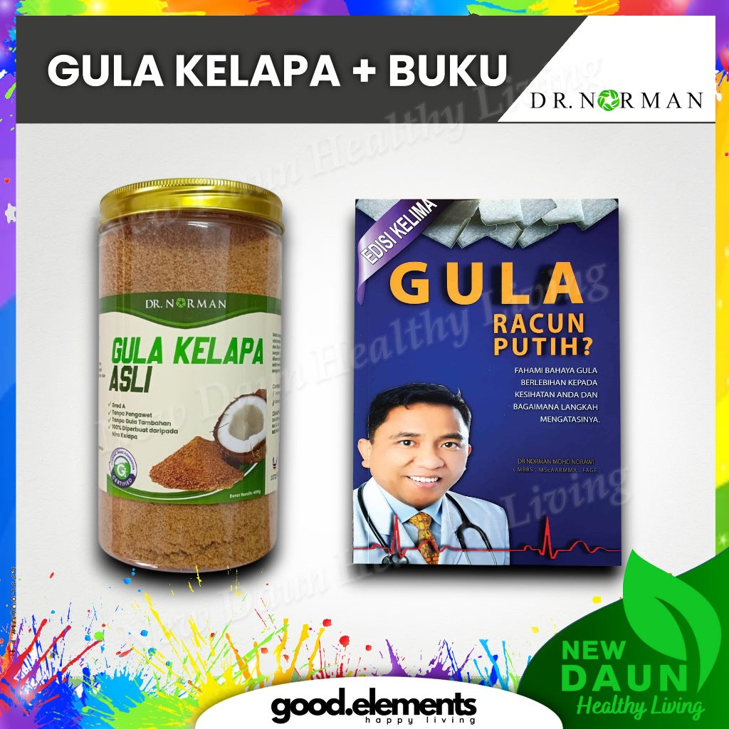 [DR NORMAN] Gula Kelapa Asli 100% Tanpa Campuran  / Serbuk Gula Melaka / Pure Organic Palm Sugar