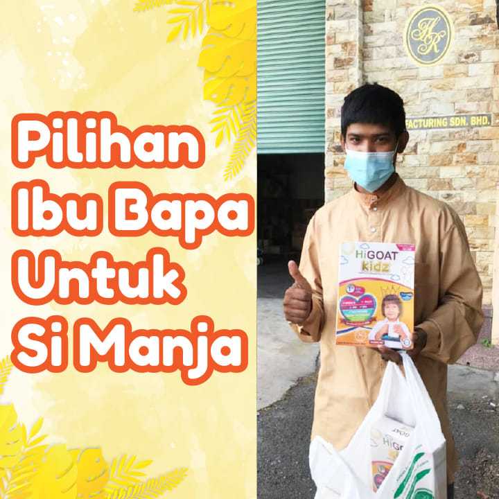 [HiGOAT] Hi Goat Kidz 1 - 9 Powdered Milk (680g) Susu Kambing Kanak-kanak 1-9 tahun ORIGINAL