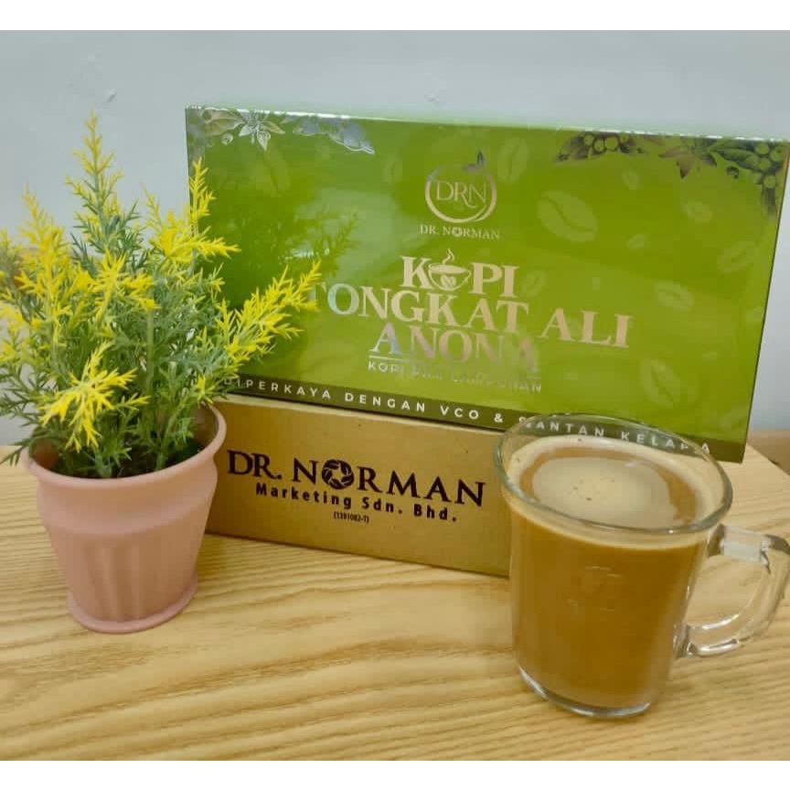 [DR NORMAN] MINUMAN SIHAT : KOPI PRA CAMPURAN ASHWAGANDHA MORINGA | TONGKAT ALI ANONA | KOPI O ARABICA