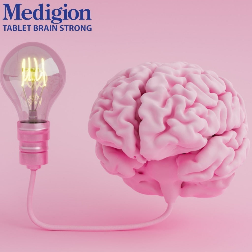[MEDIGION] TABLET BRAIN STRONG by BIOCOTTAGE bantu fokus dan perkembangan otak