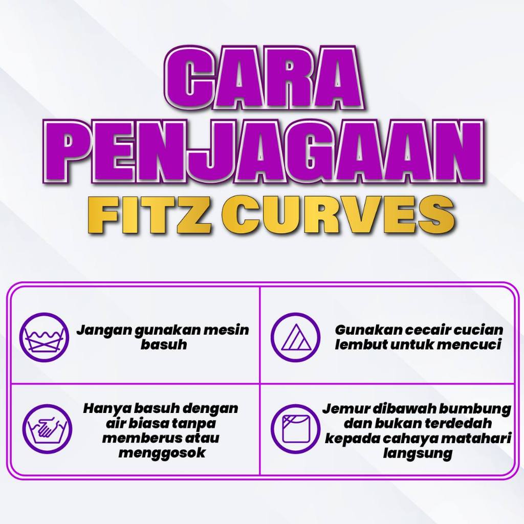 [FITZTOX] FITZ CURVES BENGKUNG GIRDLE PREMIUM SELESA Langsing Badan Cantik