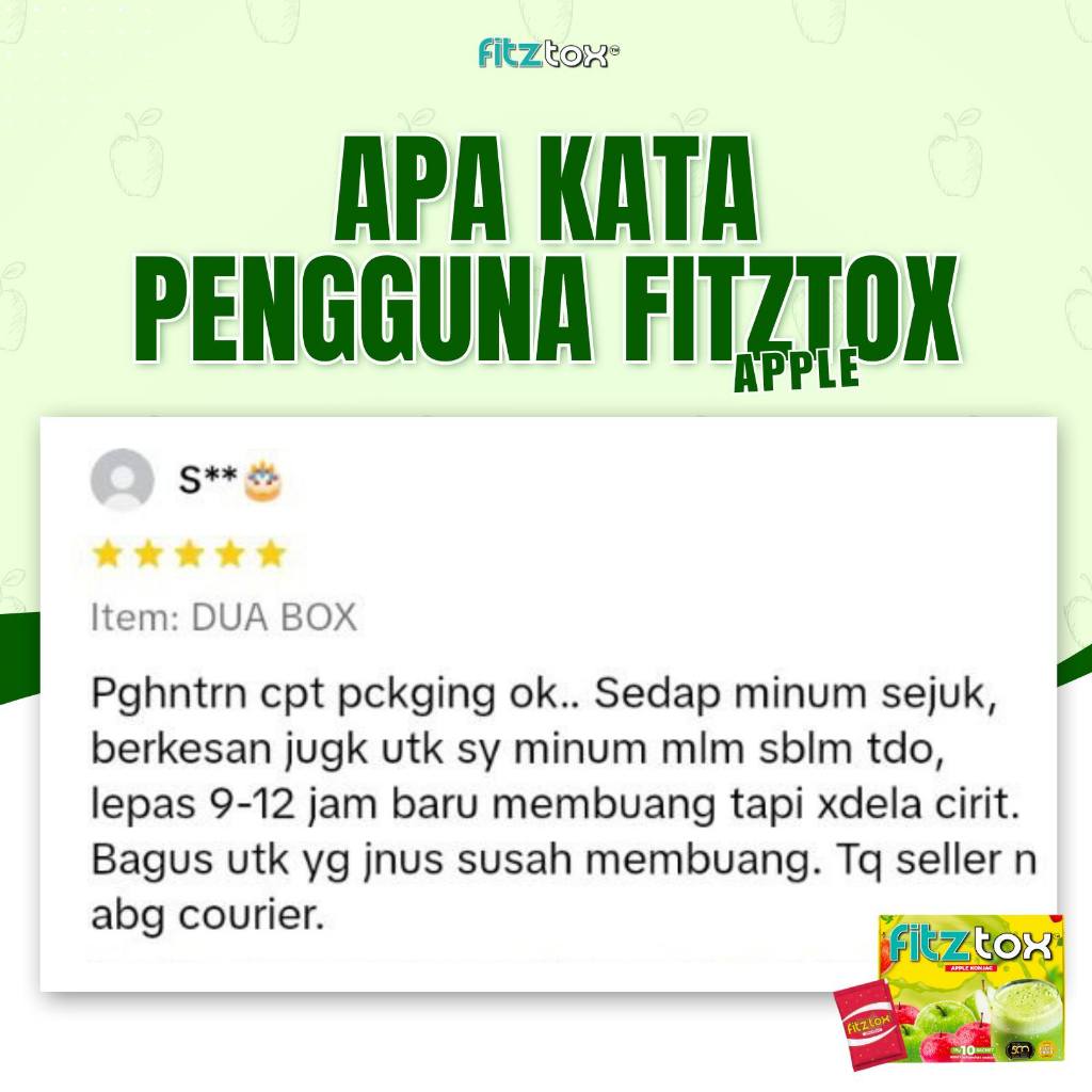 [FITZTOX] Minuman Detox Kesihatan APPLE KONJAC
