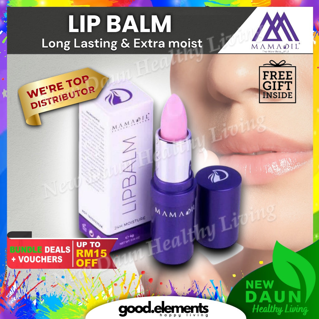 [MAMADIL] LIP BALM 24H Moisturize & [ELEGANT] X MIA AZAHAR LIPGLASS