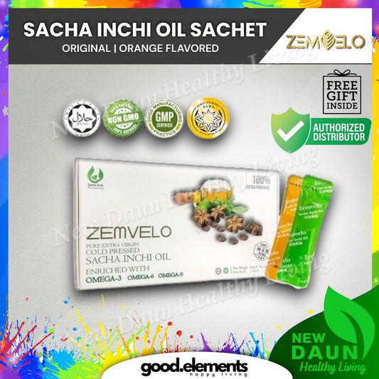 [ZEMVELO] SACHA INCHI OIL IN SACHET OMEGA 3 6 9 + VITAMIN E