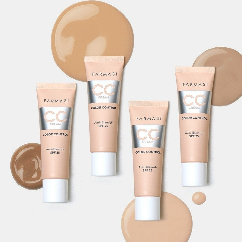 FARMASi] CC Cream Color Control SPF 25 – Lightweight Coverage, Hydrating & Even Skin Tone