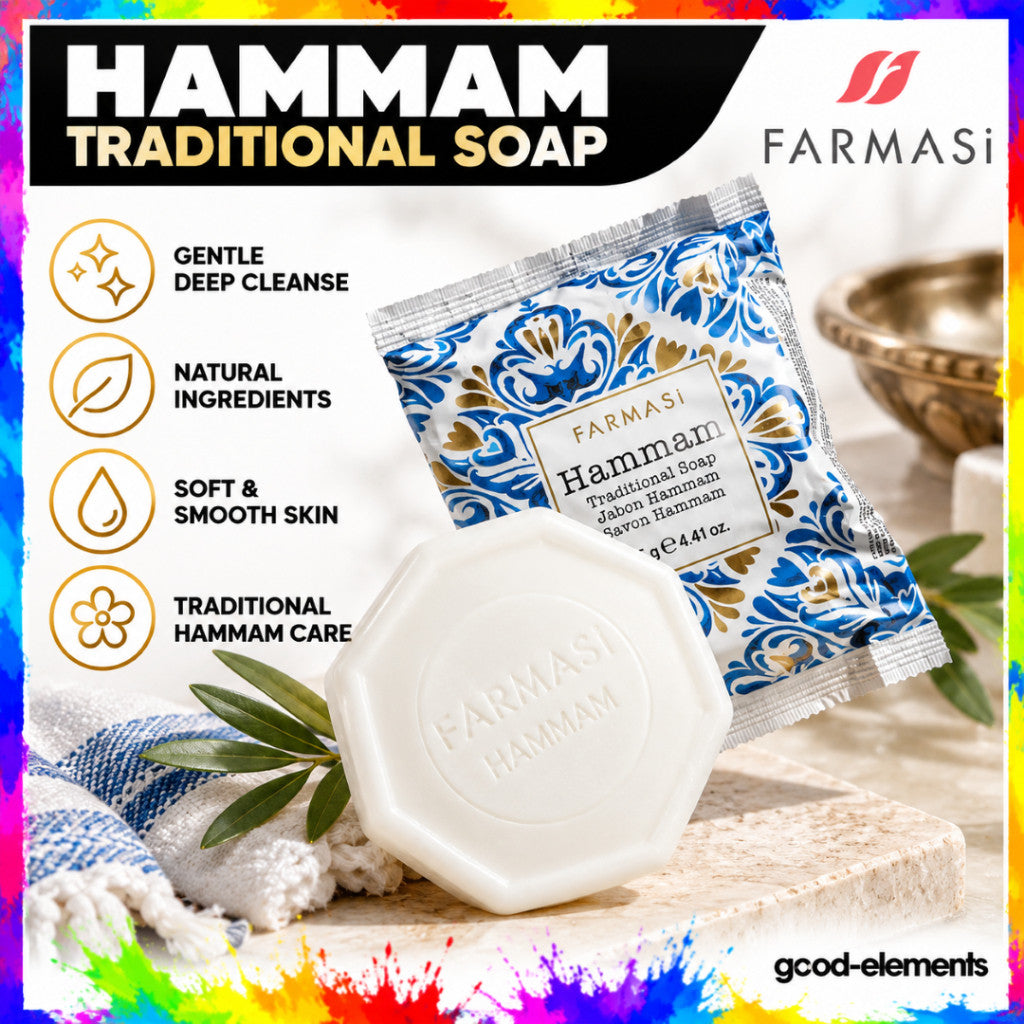 FARMASI Hammam Traditional Soap 125g – Turkish Hammam Bath Soap