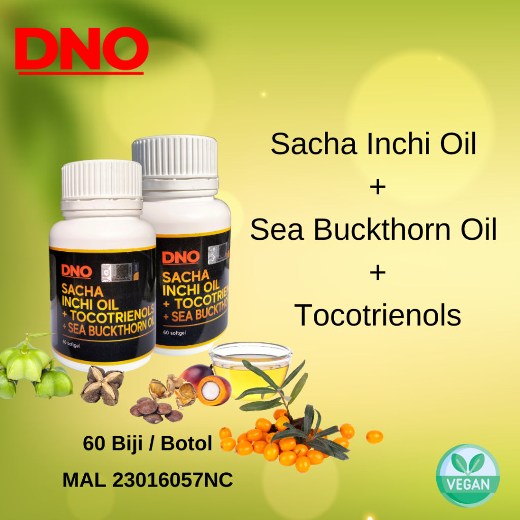 [DNO] Sacha Inchi Oil + Sea Buckthorn + Tocotrienols OMEGA 369 60 Softgel