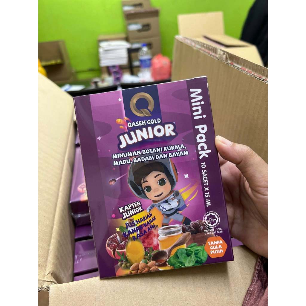 [QASEH GOLD] JUNIOR  ANA EDAR JUS JUNIOR ASLI | OREN | BRAINEE BYTES | EMUNKIDZ