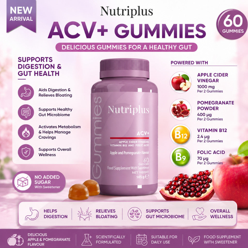 Farmasi Nutriplus Gummies | ACV+ | F+CUS | Cycle+ | Kids+ Vita Complex | 60 Gummies