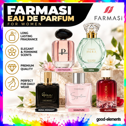 [FARMASI] Women Eau de Parfum EDP Perfume | Her Passion, Hera, Reina Midnight, Signature & Allora