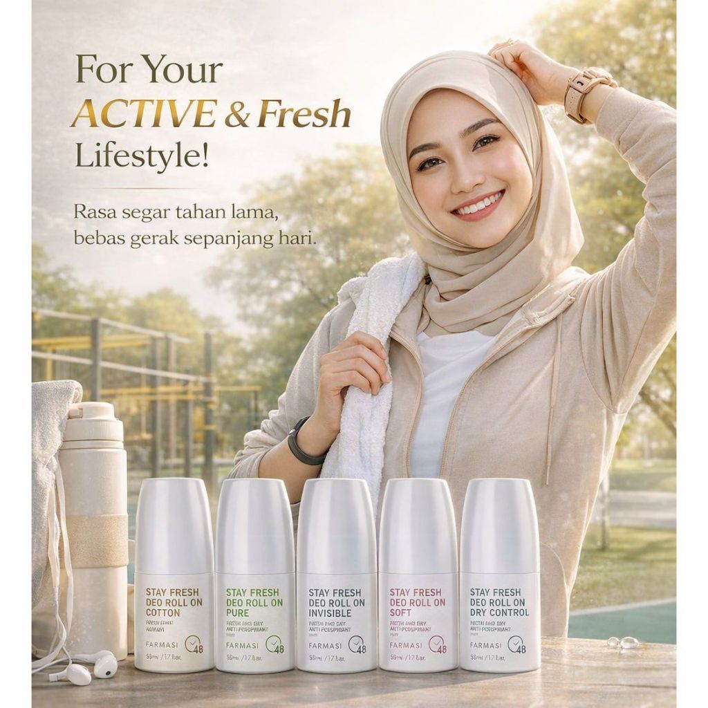 FARMASI STAY FRESH DEO ROLL ON DEODORANT