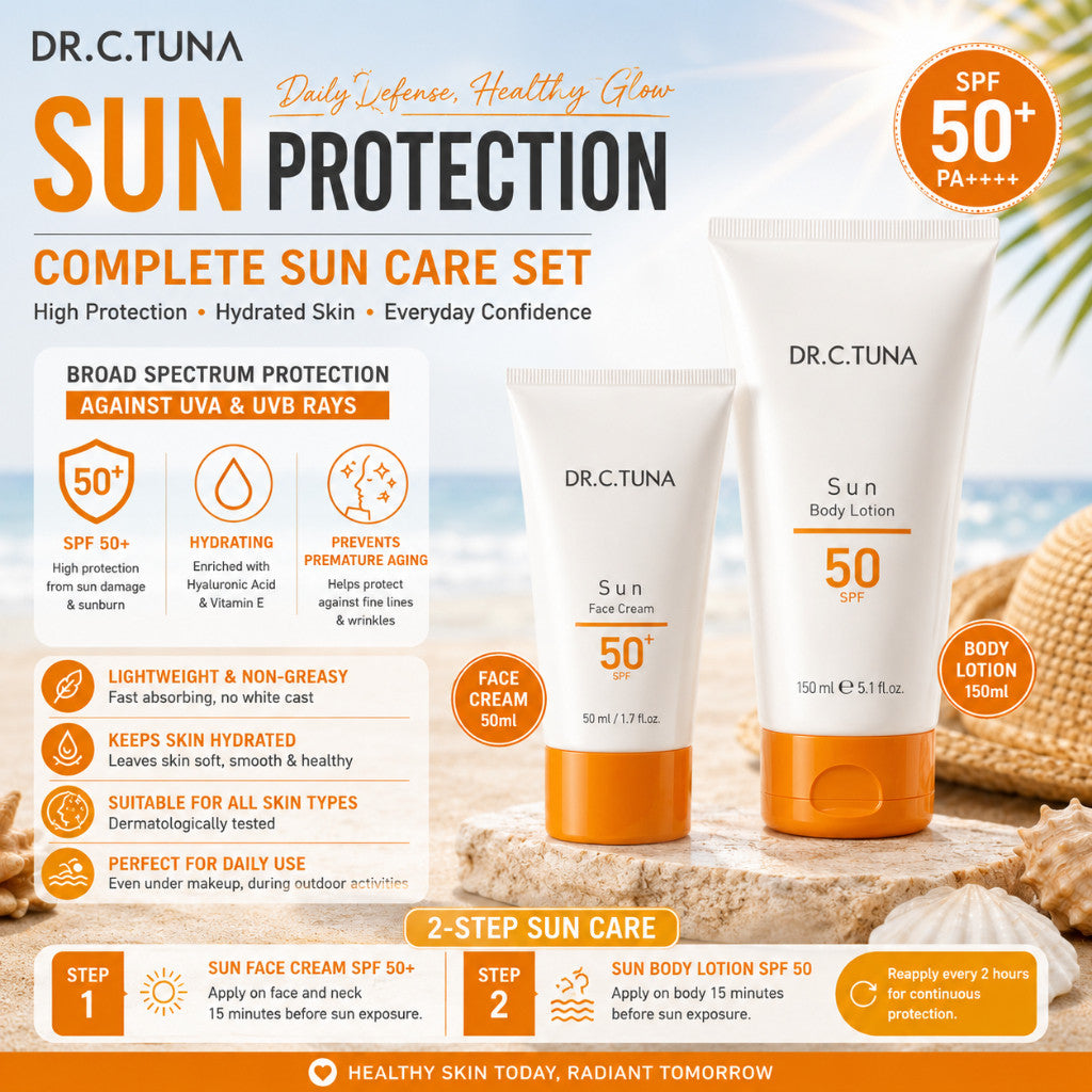 FARMASi Dr. C. Tuna Sun Series Sun Face Cream & Sun Body Lotion High Protection SPF 50+