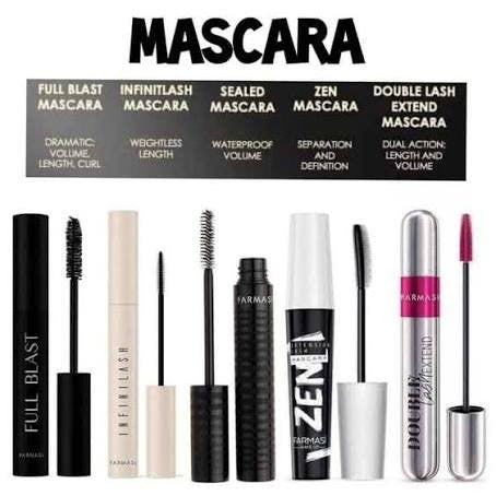 FARMASI Mascara | Full Blast | Sealed Waterproof | Zen Extension | Double Lash Extend