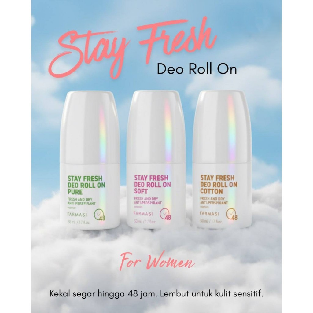 FARMASI STAY FRESH DEO ROLL ON DEODORANT