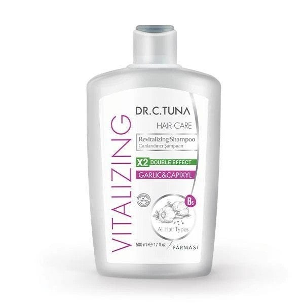 Farmasi Dr. C. Tuna Vitalizing Hair Care Set | Garlic & Capixyl Shampoo + Hair Mask + Hair Oil