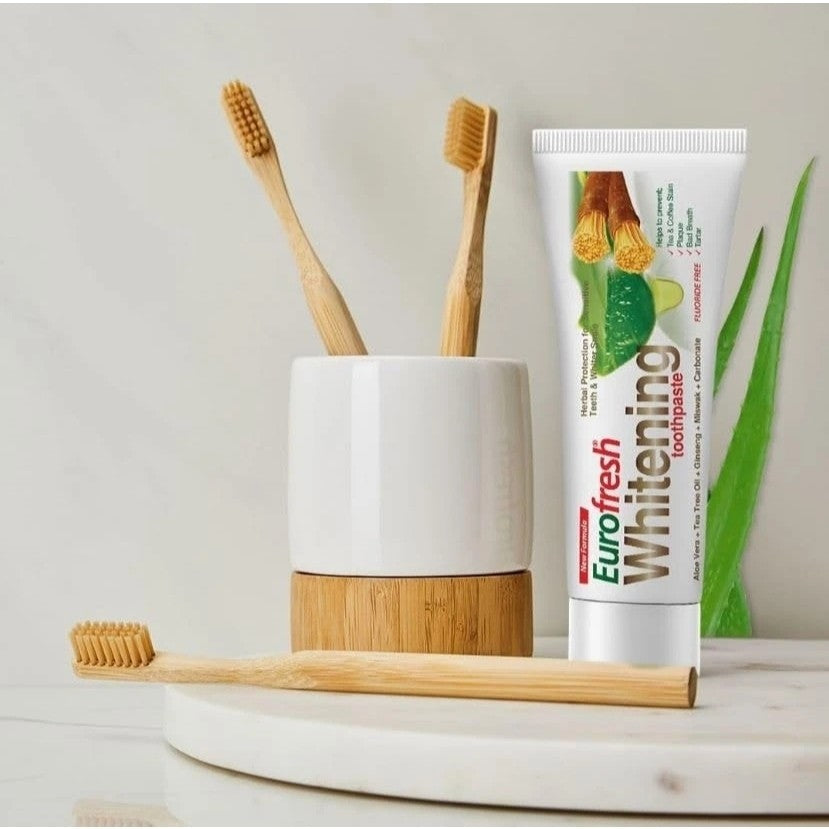 FARMASI Eurofresh Whitening Toothpaste | Miswak & Saffron Matcha