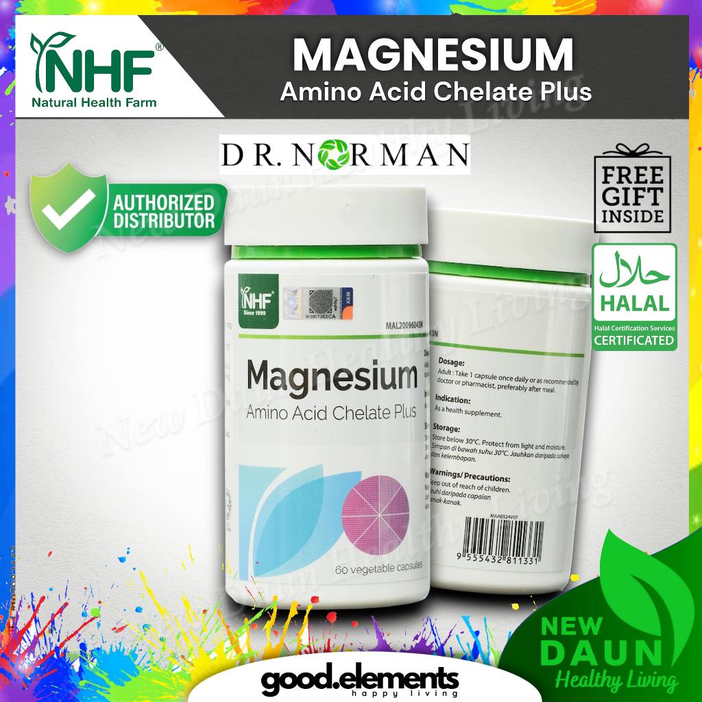 [NHF] - DR NORMAN Magnesium Amino Acid Chelate Plus (60 Kapsul)