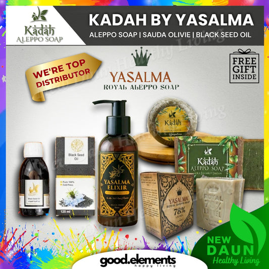 [FULL LIST] YASALMA - KADAH ALEPPO SOAP | Black Seed Oil | Yasalmoist | Elixir | Sidolive