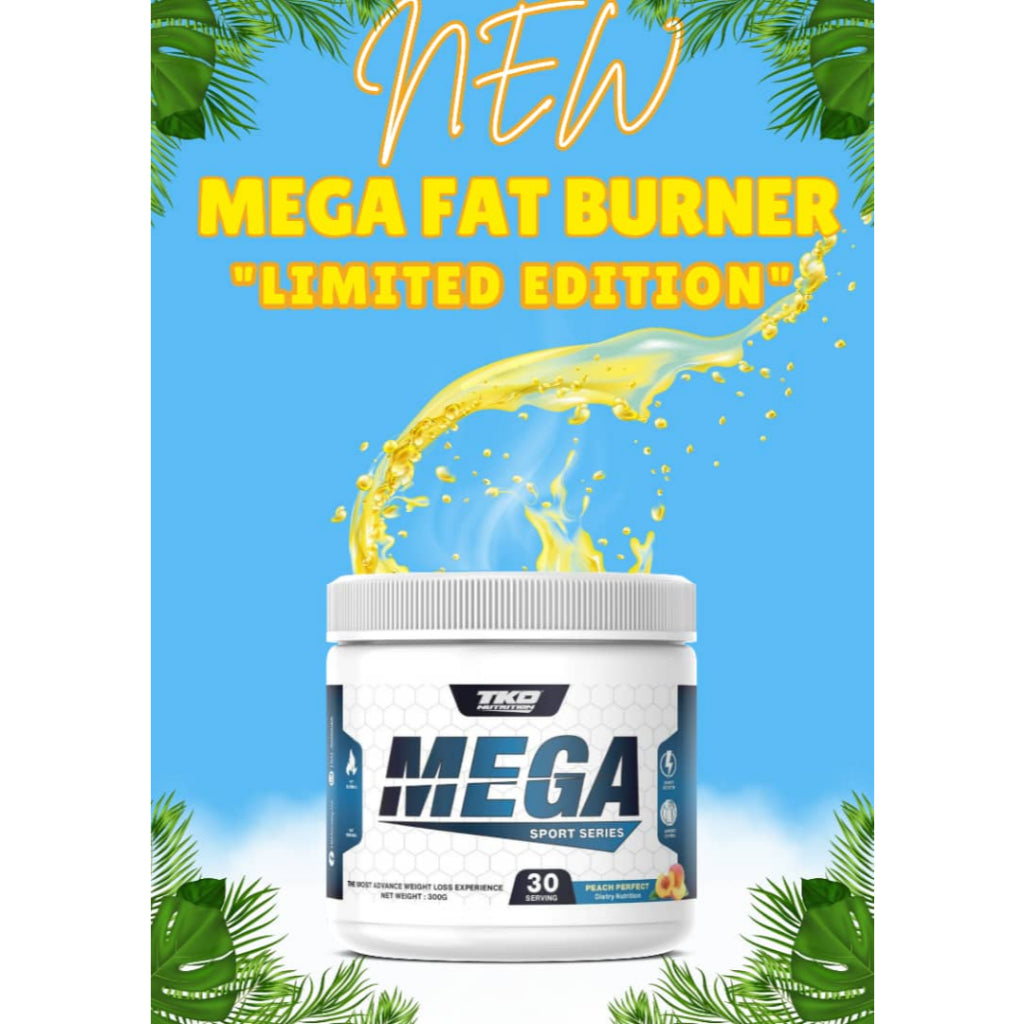 TKO Nutrition Fat Burner MEGA Sport Series | MEGA 3.0 Fresh Grape Supplement Kurus 30 Servings