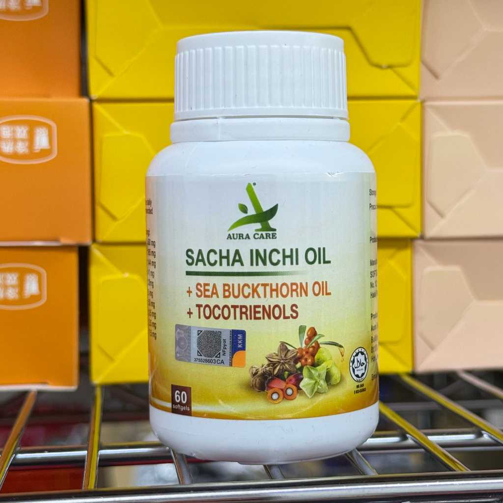 [AURA CARE]  AURACARE SACHA INCHI OIL + TOCOTRIENOLS + SEA BUCKTHORN