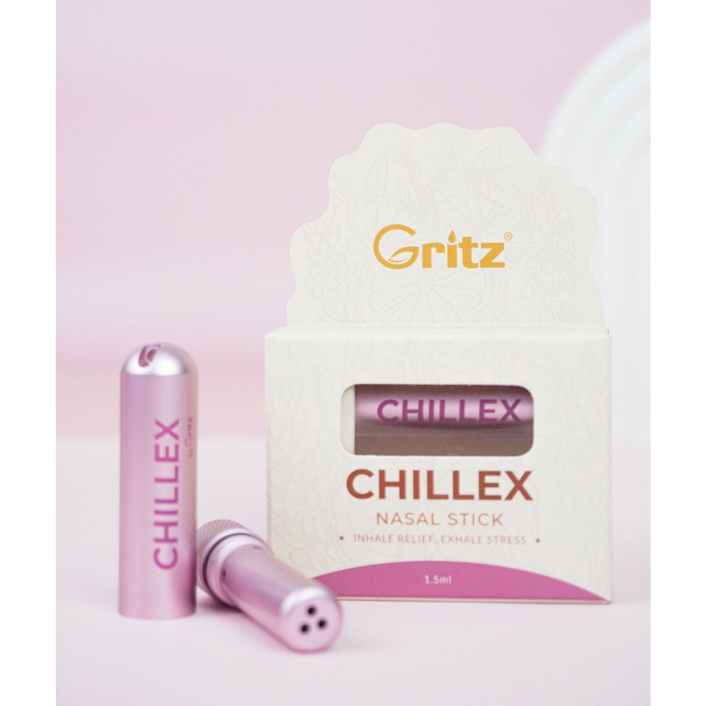 [GRITZ] EASE - Nasal Stick Essential Oil Aromatherapy Inhaler Stop Smoking Henti Rokok Sinus | Chillex