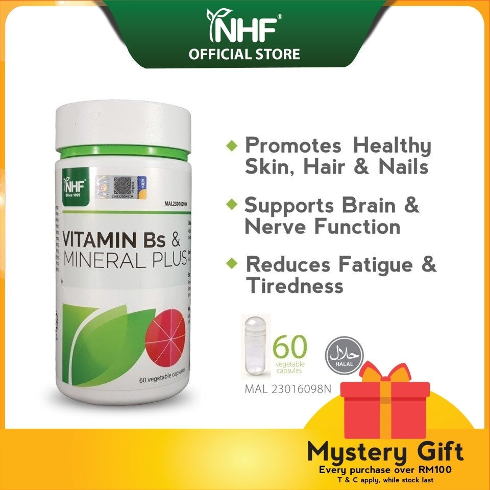 [NHF] - DR NORMAN Vitamin Bs & Mineral Plus 60 Capsules | Vitamin B Complex