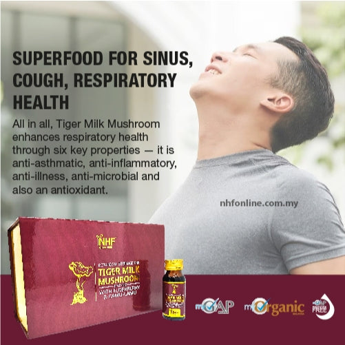 [NHF] - DR NORMAN TIGER  MILK MUSHROOM with ELDERBERRY for lung health
