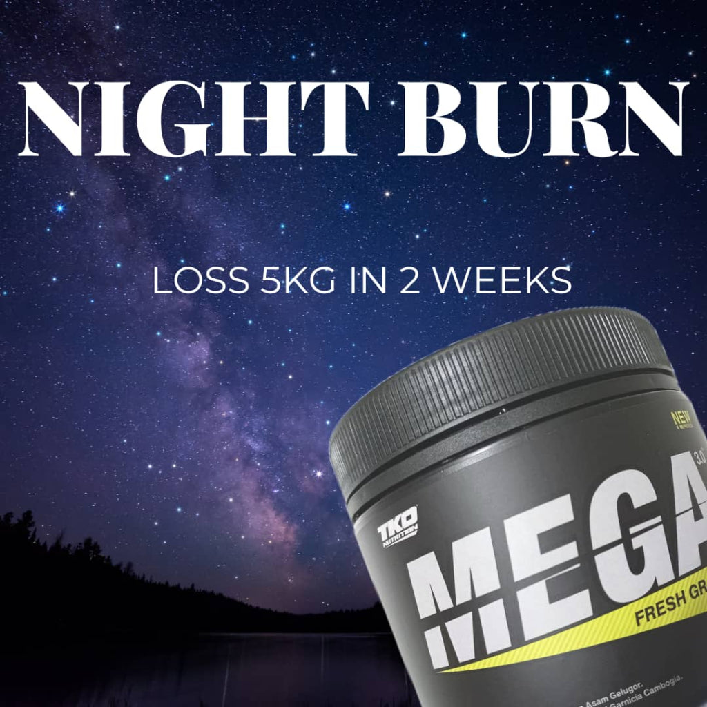TKO Nutrition Fat Burner MEGA Sport Series | MEGA 3.0 Fresh Grape Supplement Kurus 30 Servings