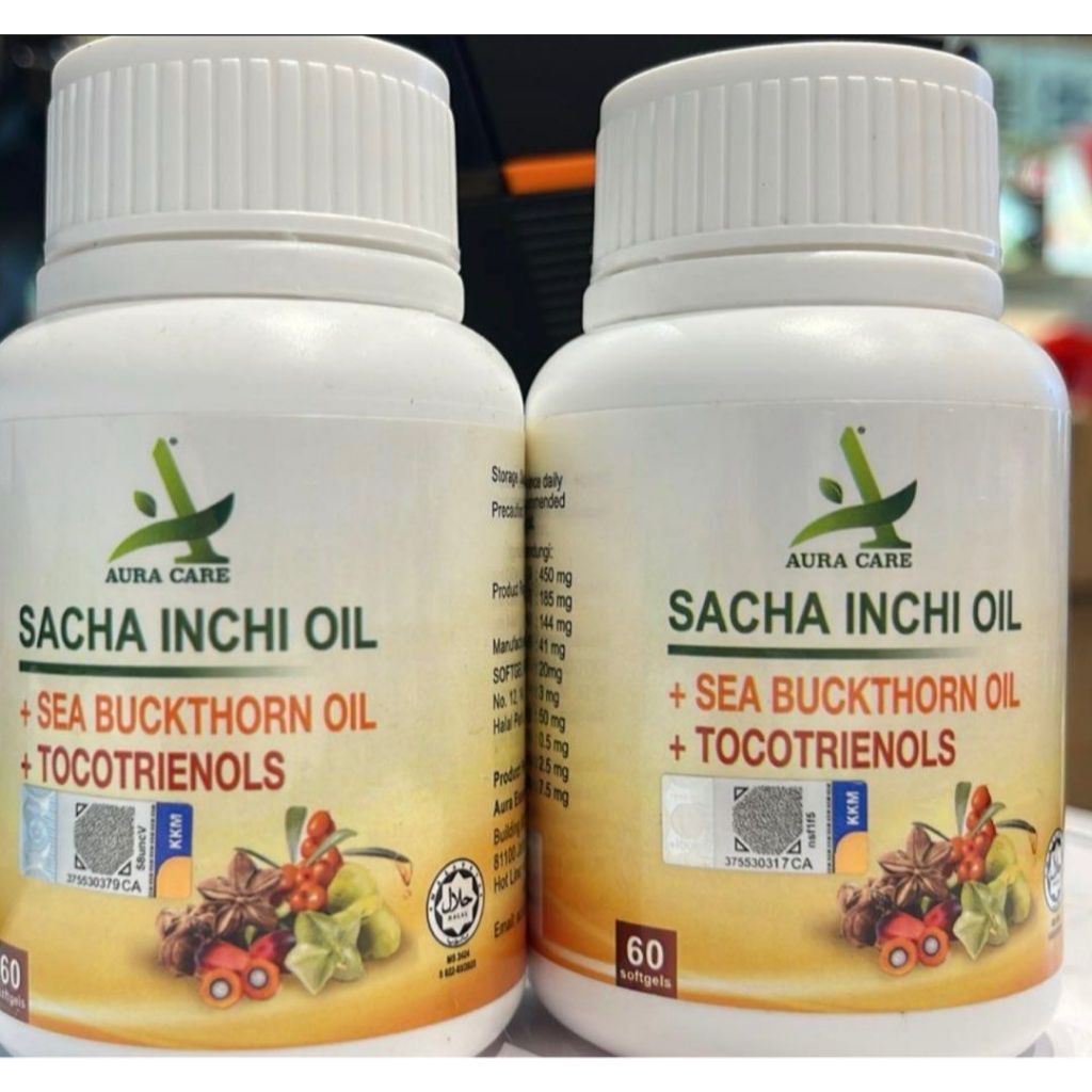 [AURA CARE]  AURACARE SACHA INCHI OIL- TOCOTRIENOLS | PLUS VITAMIN E | HABBATUSSAUDA