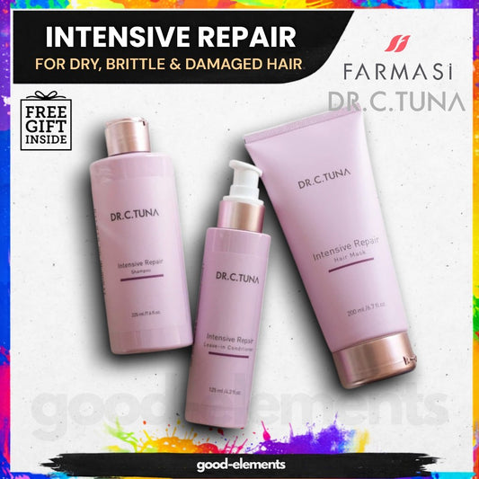 FARMASi Dr C Tuna Intensive Repair Hair Care | Shampoo | Hair Mask | Leave-In Conditioner | For Dry & Damaged Hair