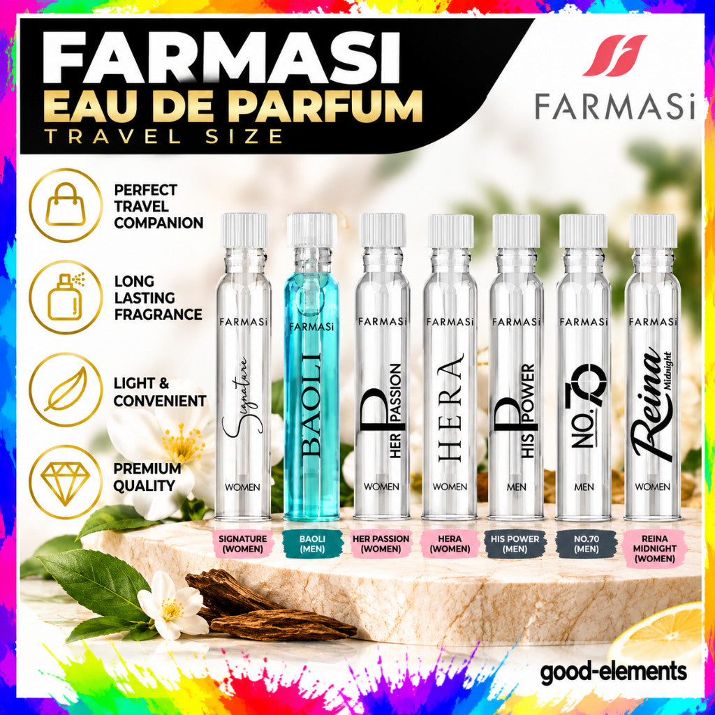 FARMASI EAU DE PARFUM TESTER VIALS – WOMEN & MEN