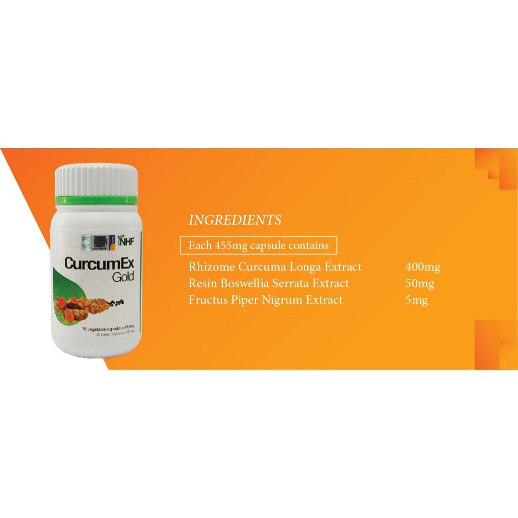 [NHF] - DR NORMAN CURCUMEX GOLD PLUS / KAPSUL CURCUMIN ANTI-RADANG 400MG x 30 CAP