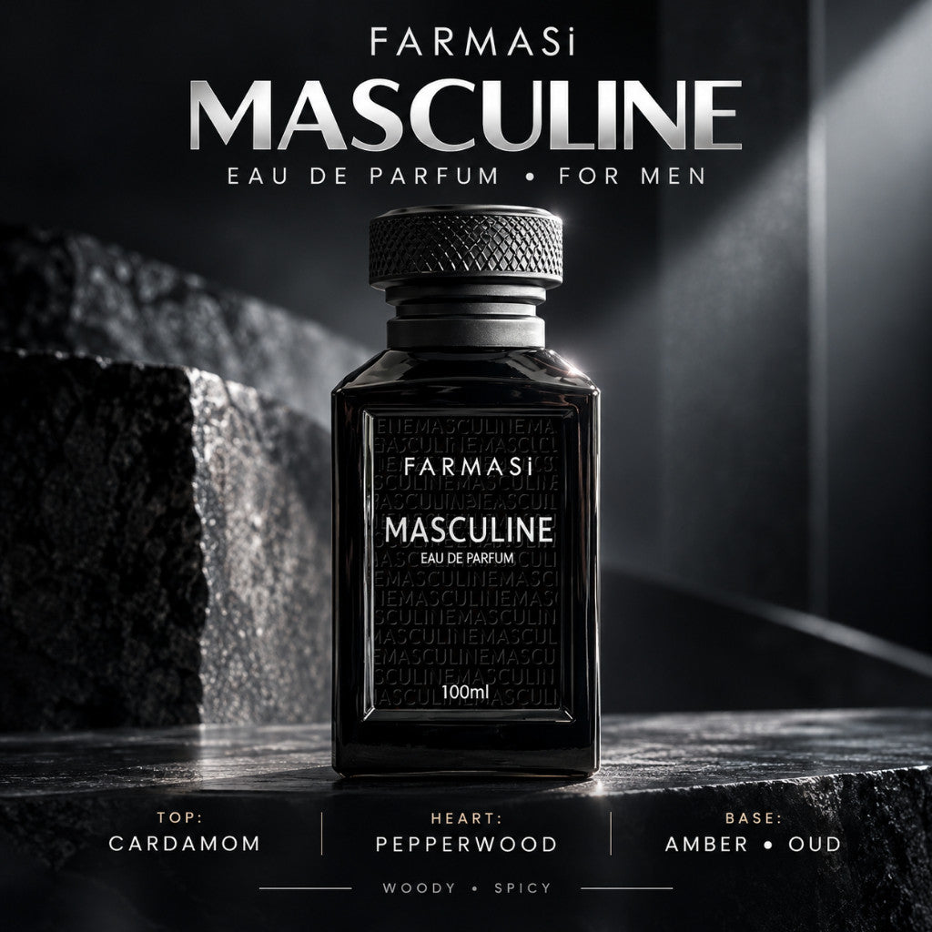 FARMASI Men's Eau de Parfum EDP Perfume | Aristocrat, Baoli, His Power, Masculine, No.70 & Noir Temptation
